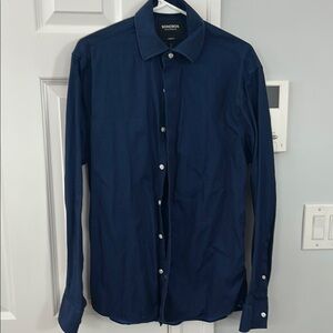 3/$30 - Bonobos Men's Navy Button-Up Shirt